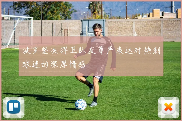 波罗坚决捍卫队友尊严表达对热刺球迷的深厚情感
